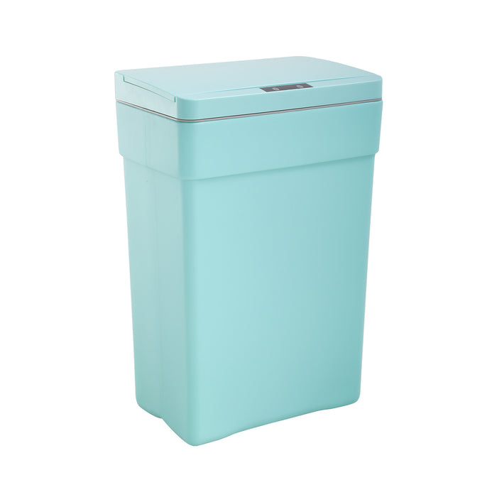 13 Gallon Trash Can Plastic Kitchen Trash Can Automatic Touch Free  High-Capacity Garbage Can With Lid For Bedroom Bathroom Home Office 50  Liter,Pink